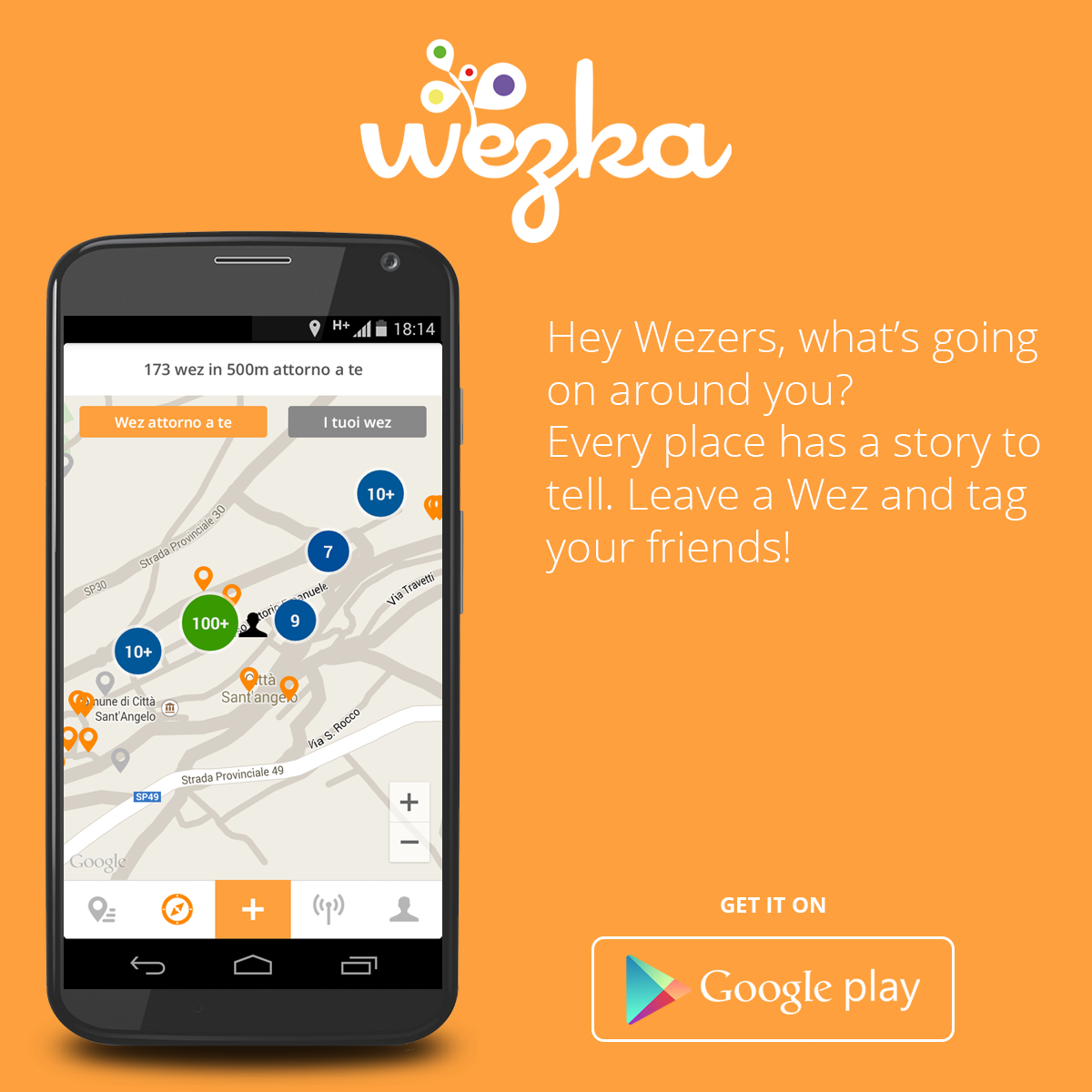 Hey Wezers, what’s going on around you? 
Every place has a story to tell. #wezka #startup play.google.com/store/apps/det…
