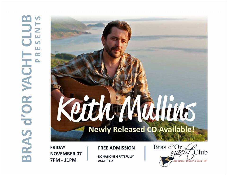See <a href="/Keithmullins/">Keith Mullins</a> at the Bras d'Or Yacht Club in #Baddeck, <a href="/Cape_Breton/">Cape Breton</a> #NS tomorrow. #livemusic #islandsol