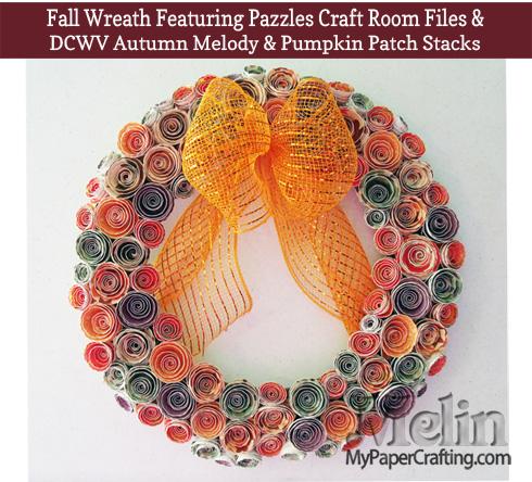 MyPaperCrafting's tweet image. Sharing a paper flower wreath made with #DCWV papers &amp;amp; #Pazzles SVG Craft Room Files. Details:bit.ly/1z2YMUR