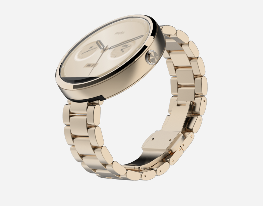 rozetked's tweet photo. Moto 360 теперь также доступны в золотом и серебряном цвете с тонкими (18 мм) железными ремешками за $329 http://t.co/q8RP24GmtT