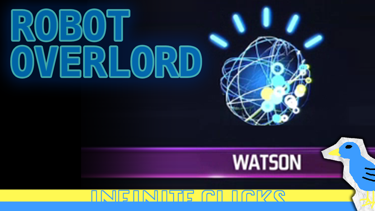 InfiniteClicks's tweet photo. Watson: Bleep Blorp! Destroy All Humans! w/ @bretterlich
@joemcadam #Watson #Science #Future
https://t.co/vI1uAUzWAT http://t.co/pPF4BhrSc6