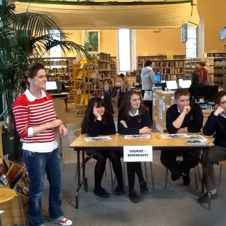 CranaCollege_TY's tweet photo. The jury belonging to the case against The Big Bad Wolf @DonegalLibrary http://t.co/grRJB2Zd3b