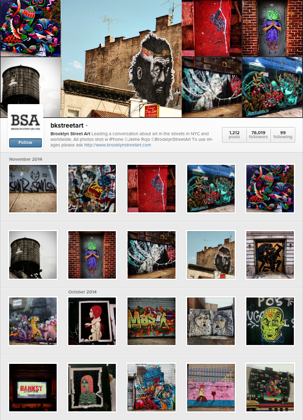 BKStreetArt's tweet photo. BSA on INSTAGRAM? Follow us today!
@BKStreetArt
http://t.co/ofa0x7mo6S @instagram #streetart #graffiti #interventions http://t.co/1NDNMpWNYp