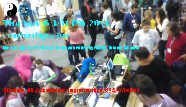 coderdojocam's tweet image. Hey @Danielle_0B, Your photo instantly generated with selfies.camera made by @harveybrco