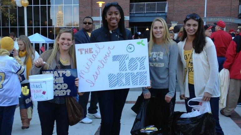 GTAthletics's tweet photo. .@GTSAAB hosting 14th Michael Isenhour Toy Drive. Click for details on donations/locations. http://t.co/7d6COirv8E http://t.co/83NwTdx50i