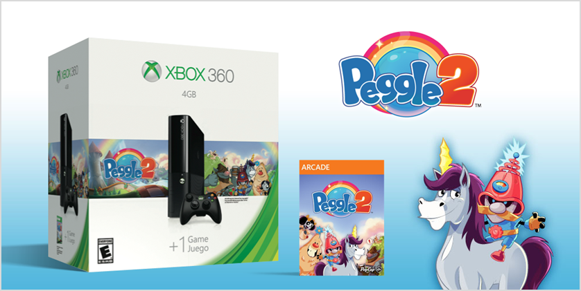XBOX's tweet photo. We’ve got an Ultra Extreme Fever &amp; #Xbox360 bundle with Peggle 2 for $179 is the prescription http://t.co/61tF3jVtMe http://t.co/vUBSBZIiih