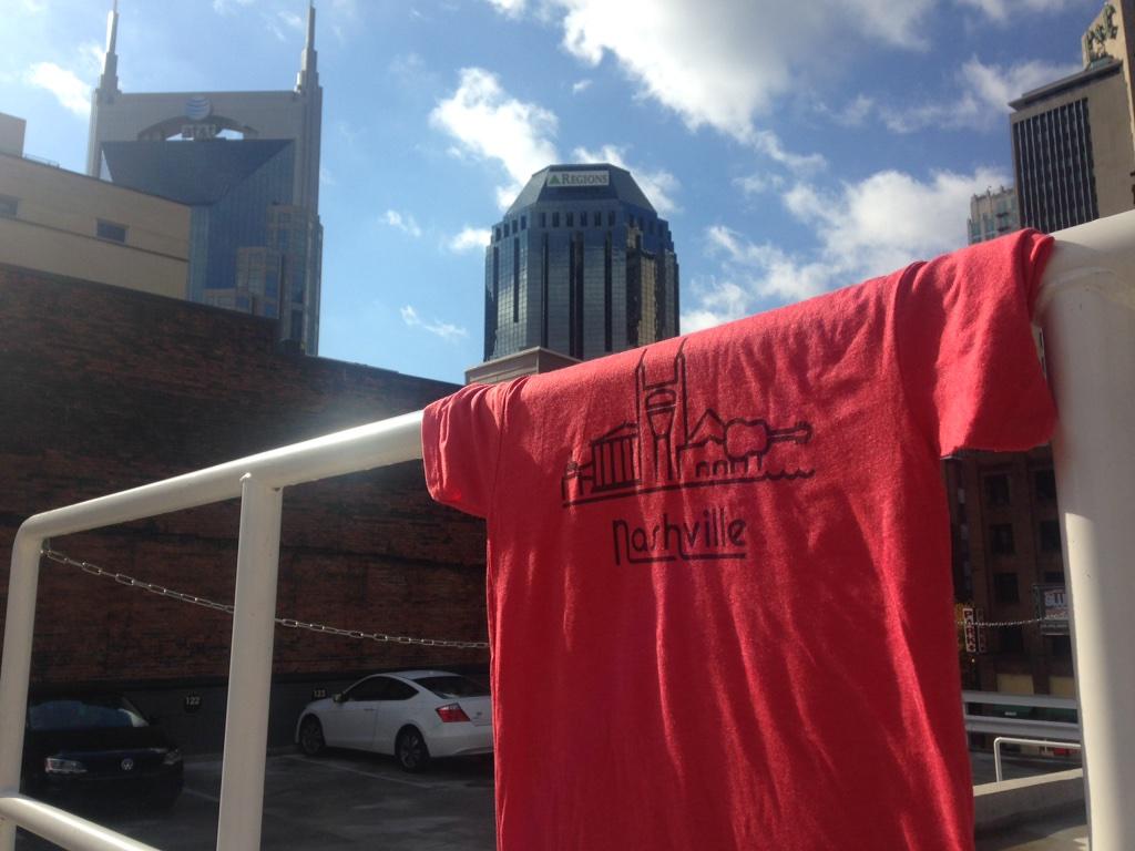 TheHoodShop's tweet image. Excited to show you our new Nashville Skyline shirt! Available this weekend at #nscraftsanddrafts14!