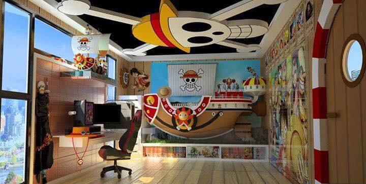 Editions Kana on X: Envie de changer de déco dans votre chambre ? Pourquoi  pas la chambre #OnePiece ? #Luffy  / X