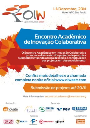 prof_benedetti's tweet image. 3º Encontro Acadêmico #openinnovationweek @Wenovate_OIC @mackstricto