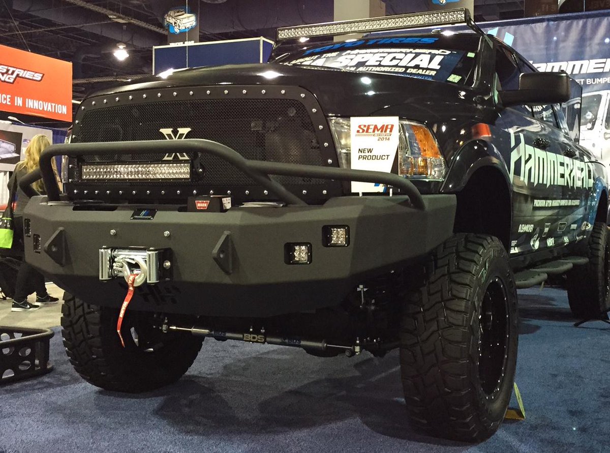 @HammerheadArmor Edge equipped Ram. #DriventoPerform #Cummins #SEMA2014 #Ram