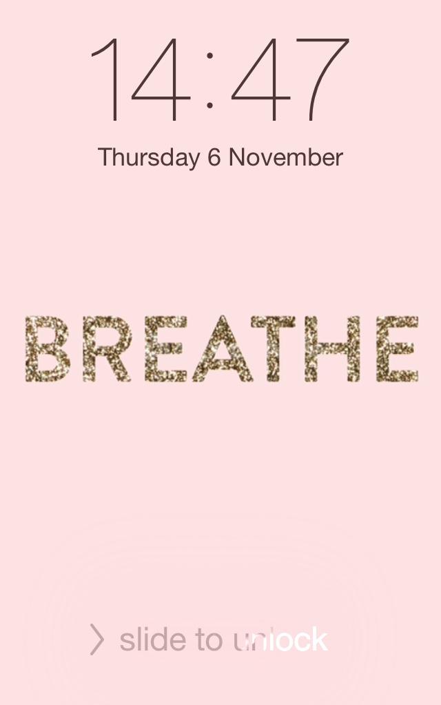 UK_Hypnotherapy's tweet image. #MindfulnessTip: Use your phone as a reminder to breathe - download this wallpaper here: bit.ly/1uBsXno