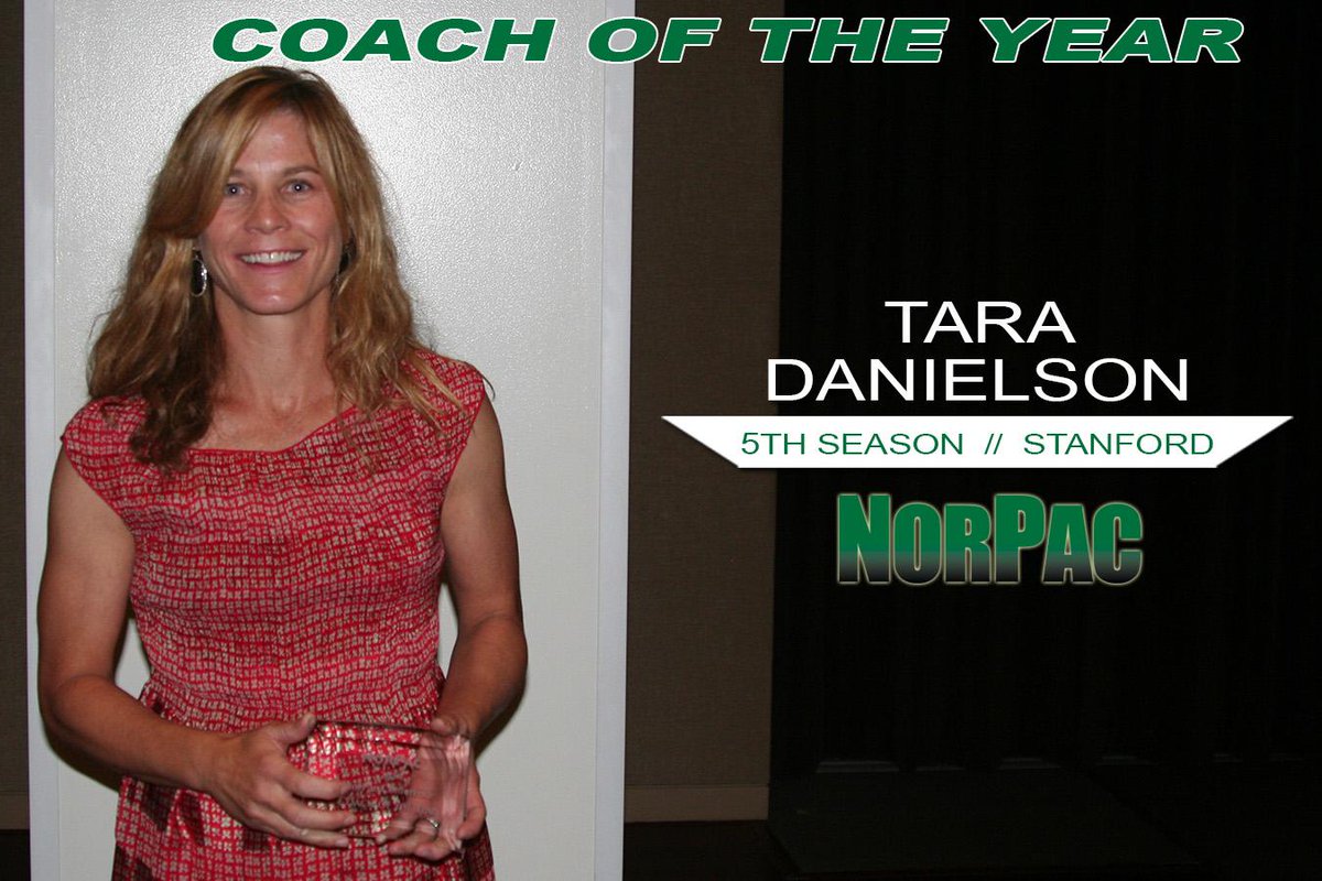 2014 Coach of the Year @taradanielson of @StanfordFH #NorPac #AwardsBanquet #fourtimerecipient