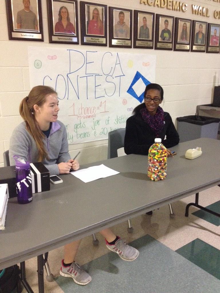 OFHSDeca's tweet image. At lunch come and guess how many jelly beans there are and have the chance to win 40 FREE COOKIES