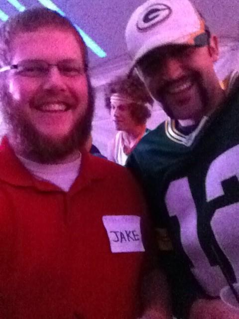 Happy birthday to my roommate Aaron Rodgers. Good luck against the Bears on Sunday night! 