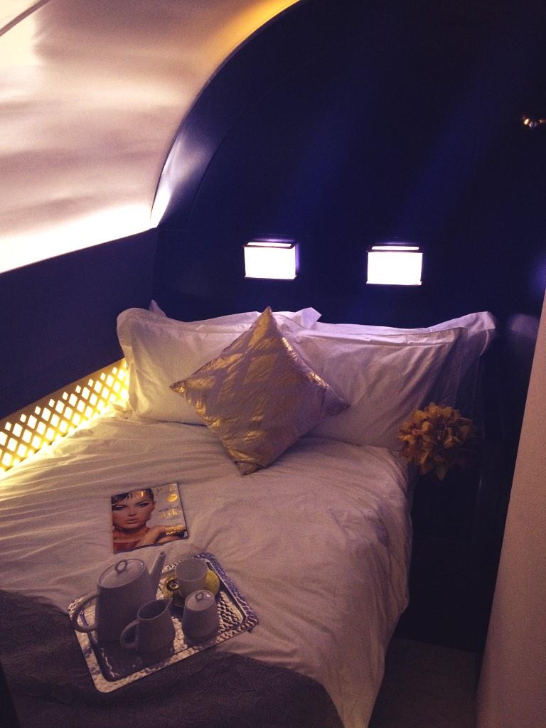 ALifeLessBeige's tweet photo. Wow that's the way to travel @travelistajess: When First Class just won't do. @EtihadAirways #reimagined #WTM2013 http://t.co/3Aybnr6X9P