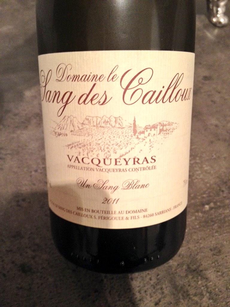 GalandSebastien's tweet photo. #Partage ... Belle découverte ... #SangDesCailloux #Vacqueras 2011 👌🍸🍸 http://t.co/mAiwbz7HtX