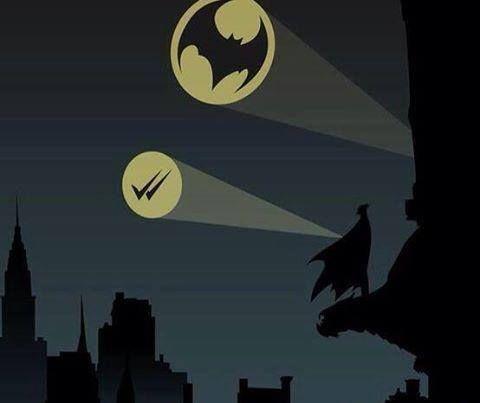 When #Batman gets a message... :D #whatsapp #Gotham