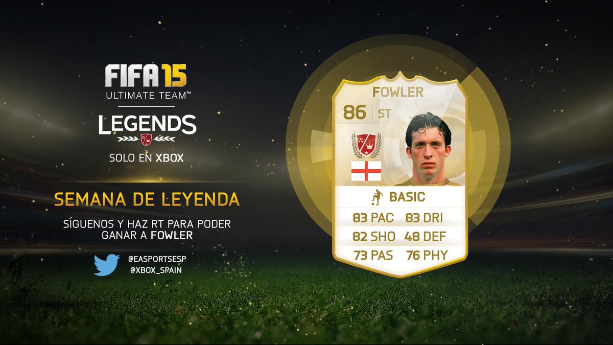 easportsfces's tweet photo. ¿Te gustaría tener a Fowler en #FUT? ¡Sigue @EASPORTSEsp y @Xbox_Spain y haz RT para poder ganarlo! http://t.co/lCnXg7VDlM