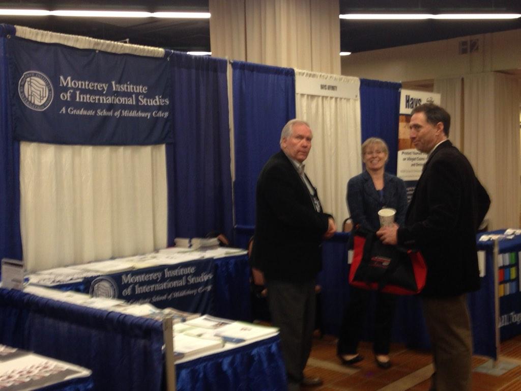 GlendonMCI's tweet image. All the cool schools are at #ata55. Hello to our friends at @MIIS @MIISgstile. #xl8 #1nt