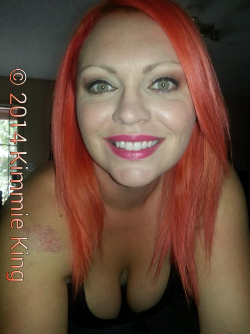 My new hair color! Was suppose to have more PINK undertones.  Oh well I still love it💛👍 #mskimmieking<a href="/tag/mskimmieking"class="tags"><span>#mskimmieking</span></a>