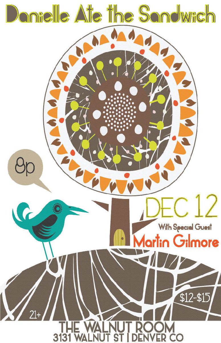atetheSandwich's tweet photo. UPCOMING SHOW DECEMBER 12th @TheWalnutRoom in DENVER w/ @MartinTGilmore! http://t.co/4pImVf9k0U http://t.co/5tzbJOnHkh