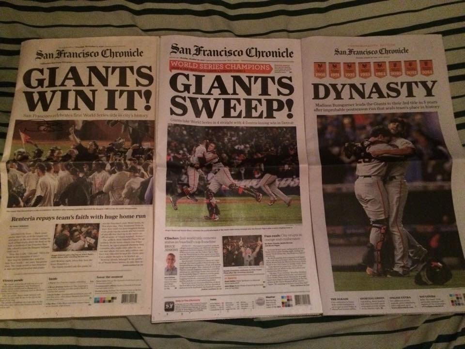 Packerf8ful1989's tweet photo. @SFGiants #SFGTBT #SFGiants #WorldSeriesChampions http://t.co/4gGEvjexjy