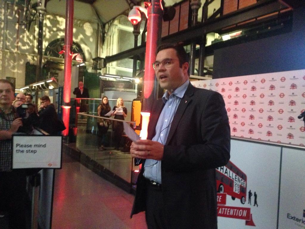 DurraniMix's tweet image. Jason Cotterrell opening @exterionmediauk’s #BigBusChallenge at London Transport Museum tonight #YOTB