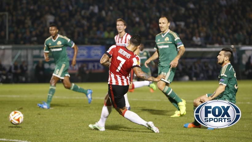 ESPNnl's tweet photo. UITSLAG: PSV wint bij Panathinaikos: 2-3. Door de overwinning is PSV de succesvolste club ooit in de Europa League. http://t.co/Ks2EV9isUa