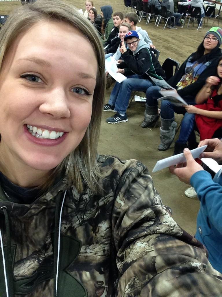 ACC_Tiff's tweet photo. #agintheclassroom fun! Thanks @aitcmb #volunteer #selfie #students #learning #beefvaluechain http://t.co/Psg2LvRG9A