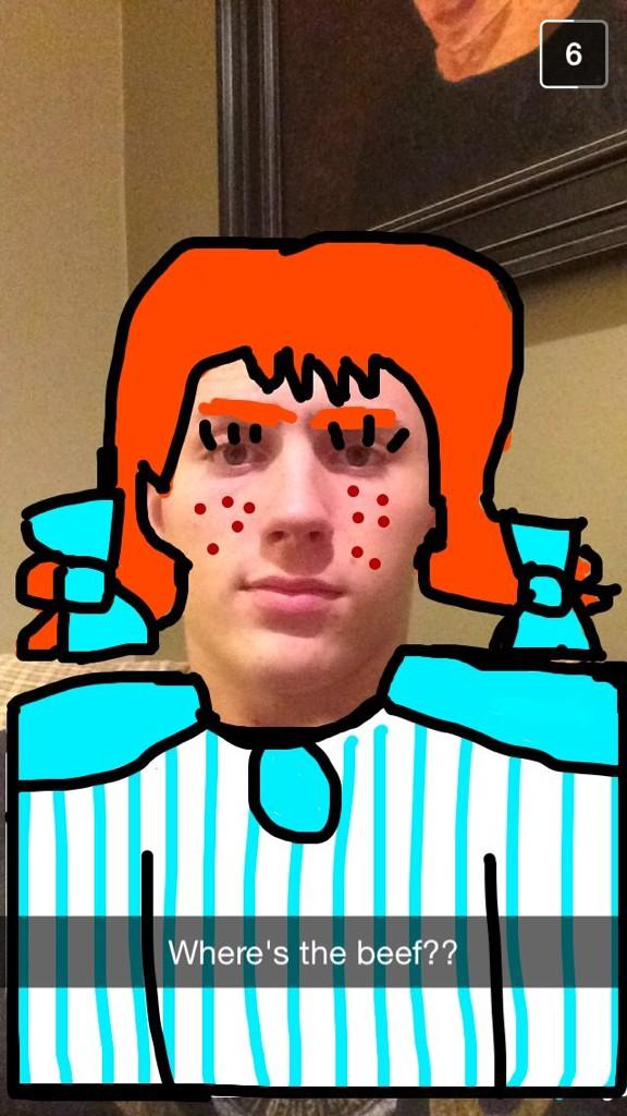 SnapsMarty's tweet image. Marty makes it rain Baconators