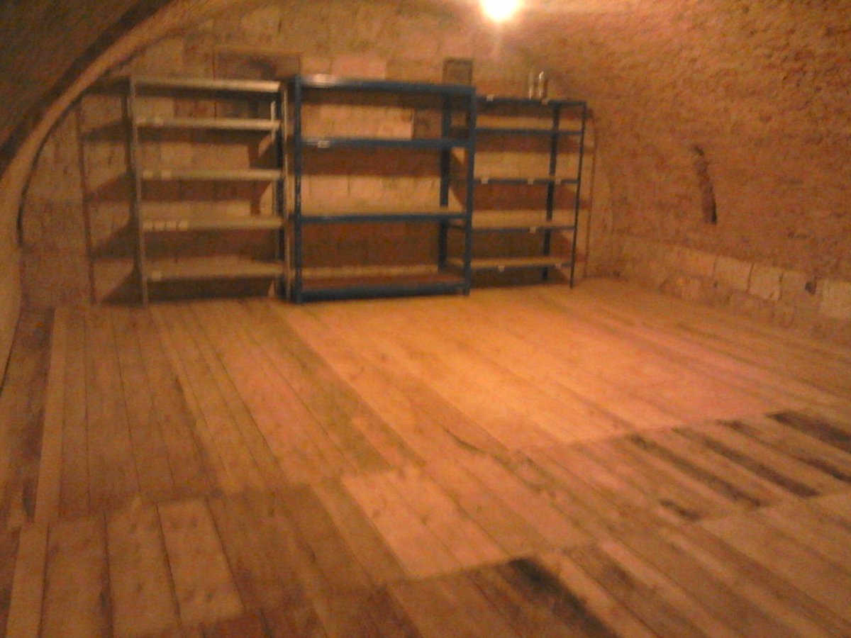Here is a glimpse of our new wine cellar floors! 
fal.cn/B7V