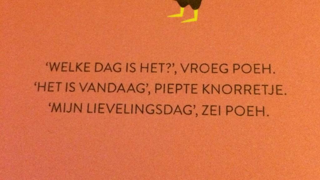 Winnie de Poeh.
Misschien wel de grootste filosoof ooit: