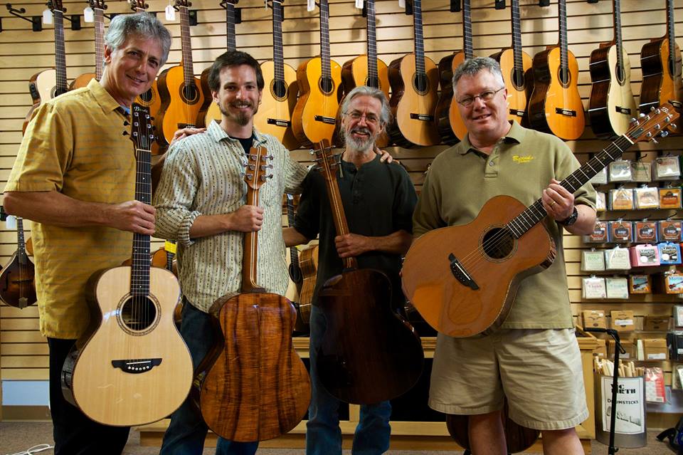 BarukeGuitars's tweet photo. Pic from our recent trip to Maple Street Guitars in Atlanta. Fantastic folks! Thanks George &amp; Lindsey! http://t.co/kULgqifLfb