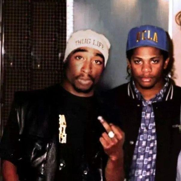 rare photo tupac shakur eazy e 2pac tupac makaveli eazye losangeles ...