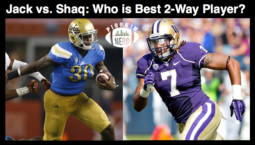PigskinNerd's tweet photo. Jack vs. Shaq: Who is the best 2-way player in College Football? #WASHvsUCLA
RT for Myles Jack
FAV for Shaq Thompson http://t.co/Dm0zFZjTqf