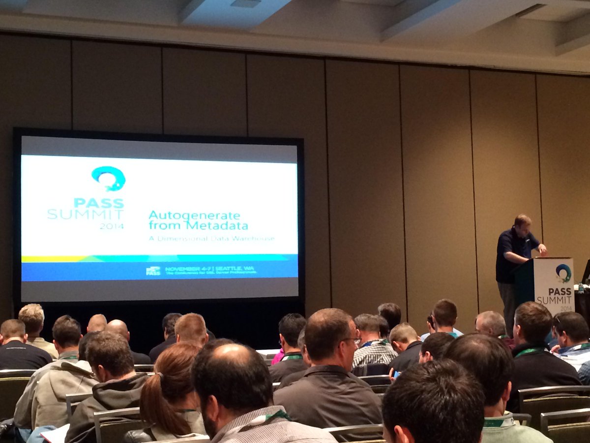 DoktorKermit's tweet image. .@scottcurrie is getting ready to Autogenerate from Metadata ;o) #bimlscript #pass #summit14 @Varigence