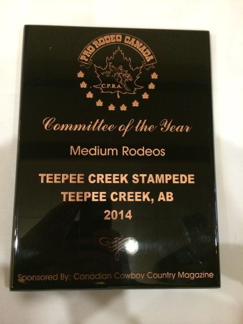 tpstampede's tweet photo. Thank you contestants for voting @tpstampede @cfredmonton @prorodeocanada Committee of the Year 2014 http://t.co/JDmxGBfAPH