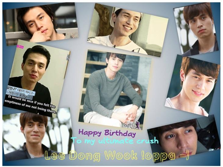 Happy bday   Lee Dong wook oppa!!  hart hart    