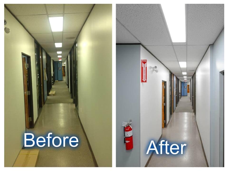 goledca's tweet image. New install#LEDlighting #industrial #amazing #business #Leduc #Office