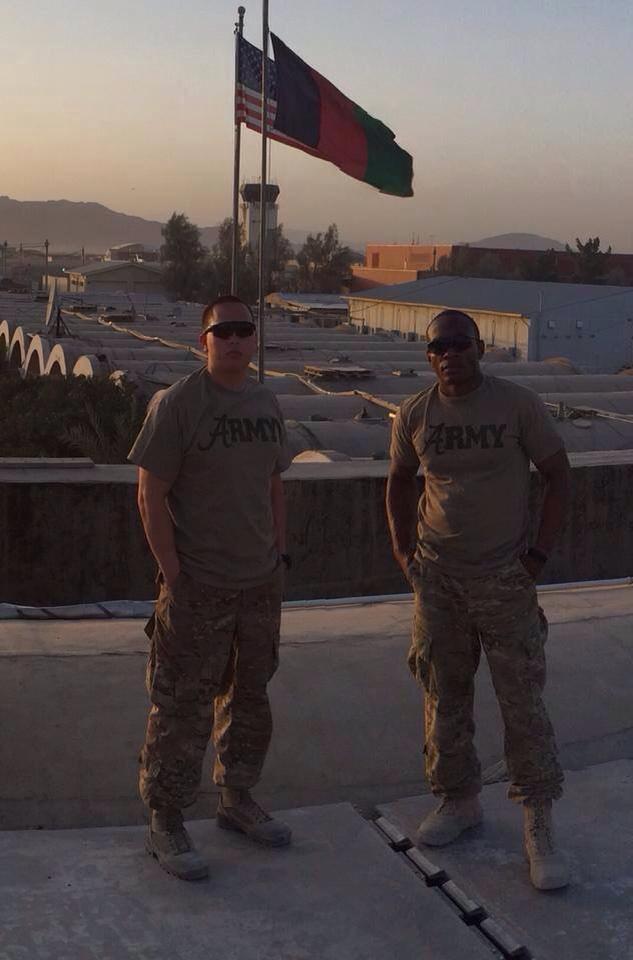 Tran08's tweet photo. My husband and his buddy in Afghan!! They just got home!! #RollTide #BamaSalute #TideForTroops http://t.co/N0L2hGPYjU