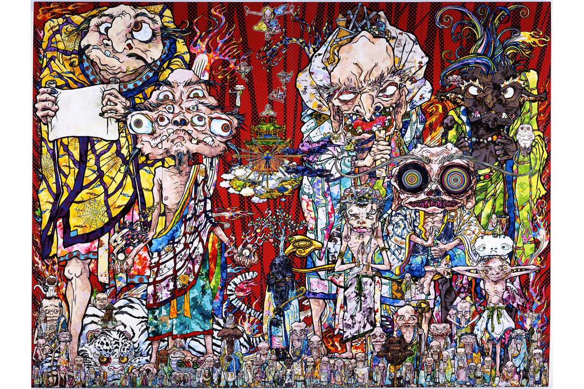 現代アーティストの村上隆氏が作品に 法橋隆 とサインしている事が話題に Togetter 現代アーティストの村上隆氏が作品に 法橋隆 とサインしている事が話題に Togetter