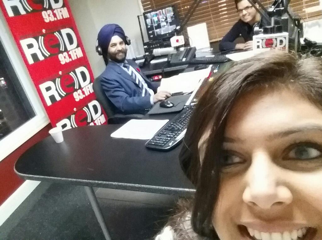 Tune in! Harpreet Singh, Vijay Vaibhav Saini, and Kiran Cheema are on air giving more updates on the #RedFmRadiothon!