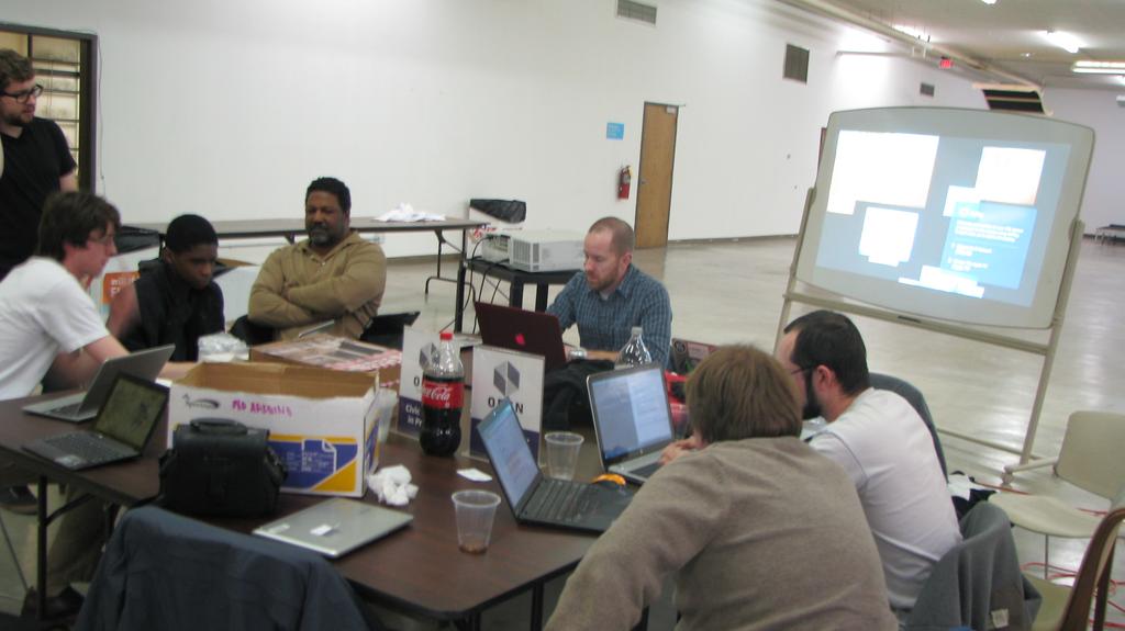 openchattanooga's tweet image. Our Hack Night on Wednesday had a decent turnout! #hacknight #localwiki #openchattanoogabrigade