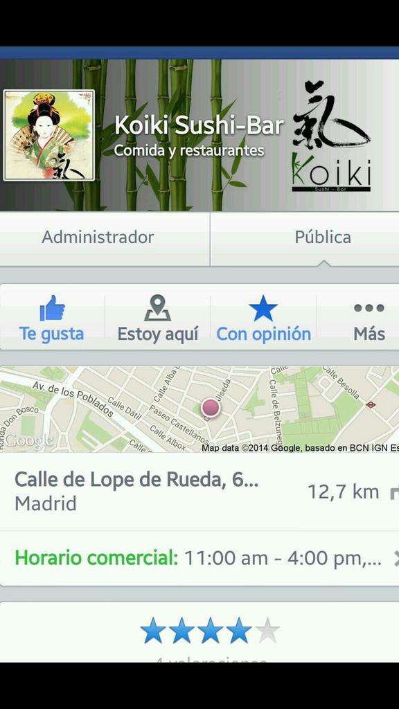 grc221172's tweet photo. #PymesUnidas @TOTALServicioSL @JuanfraEscudero #PymesUnidasEs os invito a visitar @koikisushi #Madrid http://t.co/iWY6szu7dV
