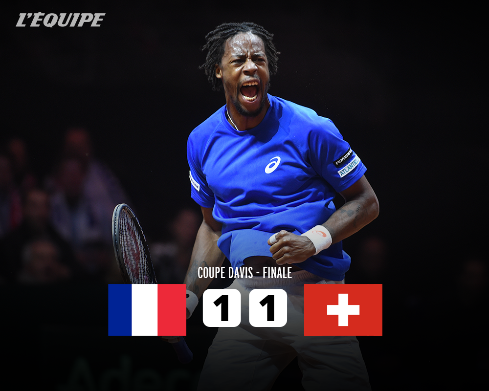 lequipe's tweet photo. Gaël Monfils s'impose contre Roger Federer !

Le résumé : http://t.co/tRkBpzJPku http://t.co/o3R0SLVz6x