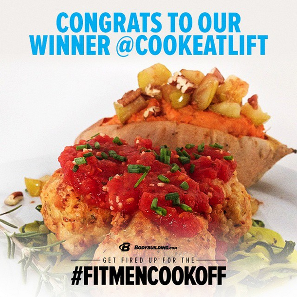 Bodybuildingcom's tweet photo. ATTN! We have a #FitMenCookoff WINNER! Now it YOUR turn to try it! @FitMenCook
http://t.co/VbfFvlrYxH http://t.co/Wd6OkJS4Pk