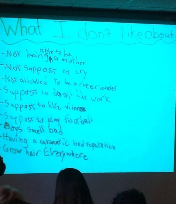 Independent's tweet photo. 9-year-old lists the worst things about being a boy
http://t.co/qgjY2gWDi8 http://t.co/hb8DLZmzn8