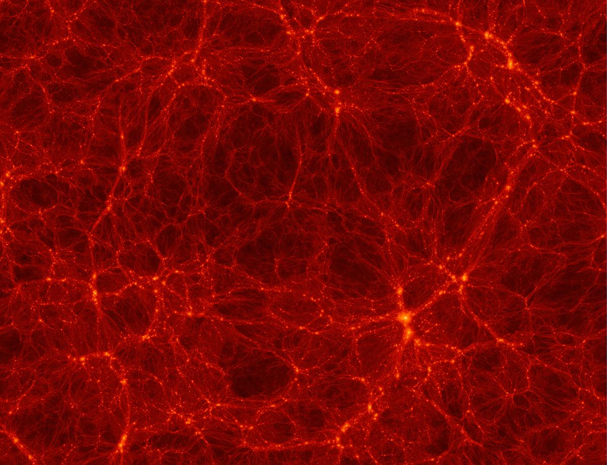 newscientist's tweet photo. Cosmic web of galaxies shows they hang like pearls on a necklace http://t.co/vOXsCBL8od http://t.co/tyLvbdutjD