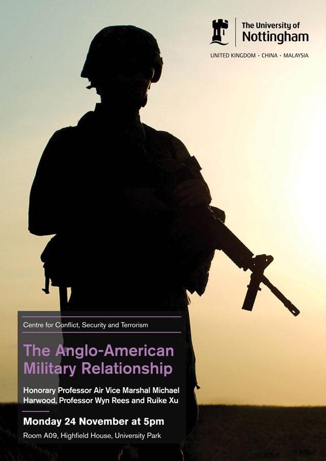 Air Vice Marshal Michael Harwood <a href="/Wyn_Rees/">Wyn Rees</a> &amp; Ruike Xu will discuss #US #UK relations, 24th Nov A09 Highfield House