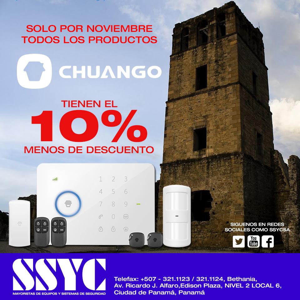 RT <a href="/SSYCSA/">SSYC S.A.</a>: Recuerda que en Noviembre SSYC te ofrece un 10% de descuento en todos los productos de la Marca CHUANGO.